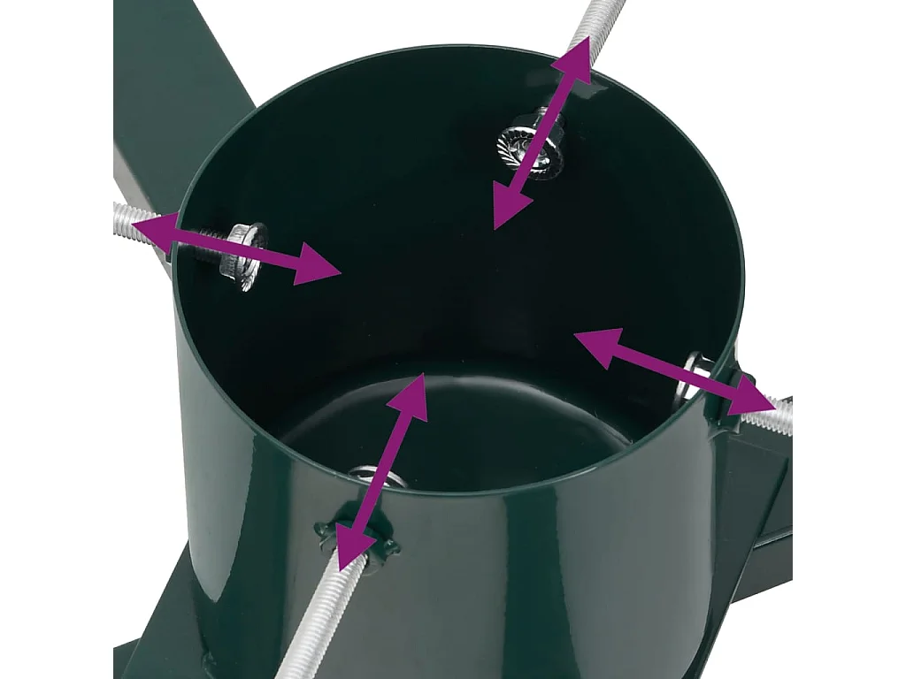 Weihnachtsbaum-Ständer 60x60x16 cm