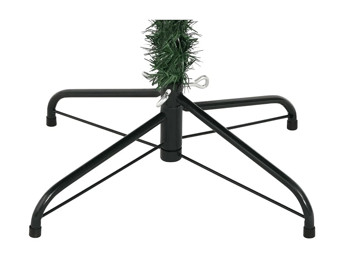 Árbol de Navidad artificial con bisagras y nieve flocada 240 cm