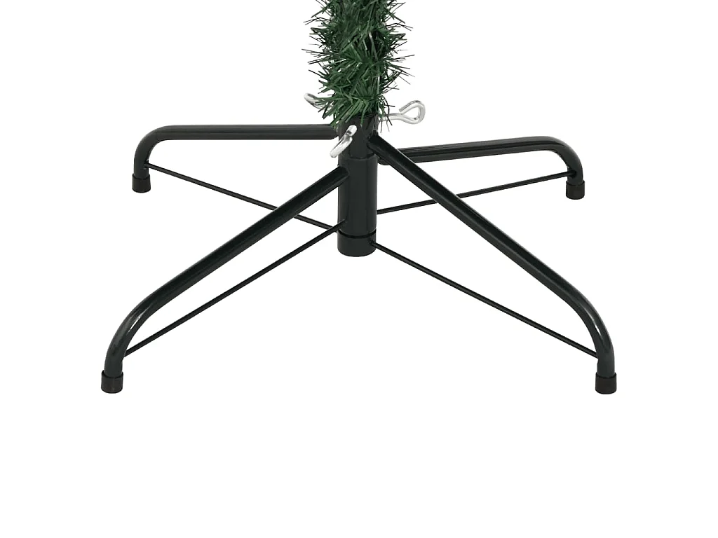 Kunstkerstboom met scharnieren en sneeuw 240 cm