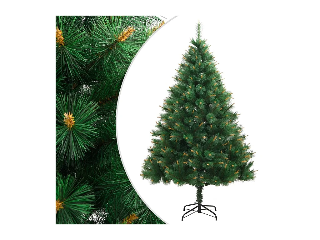 Kunstkerstboom met scharnieren en standaard 150 cm