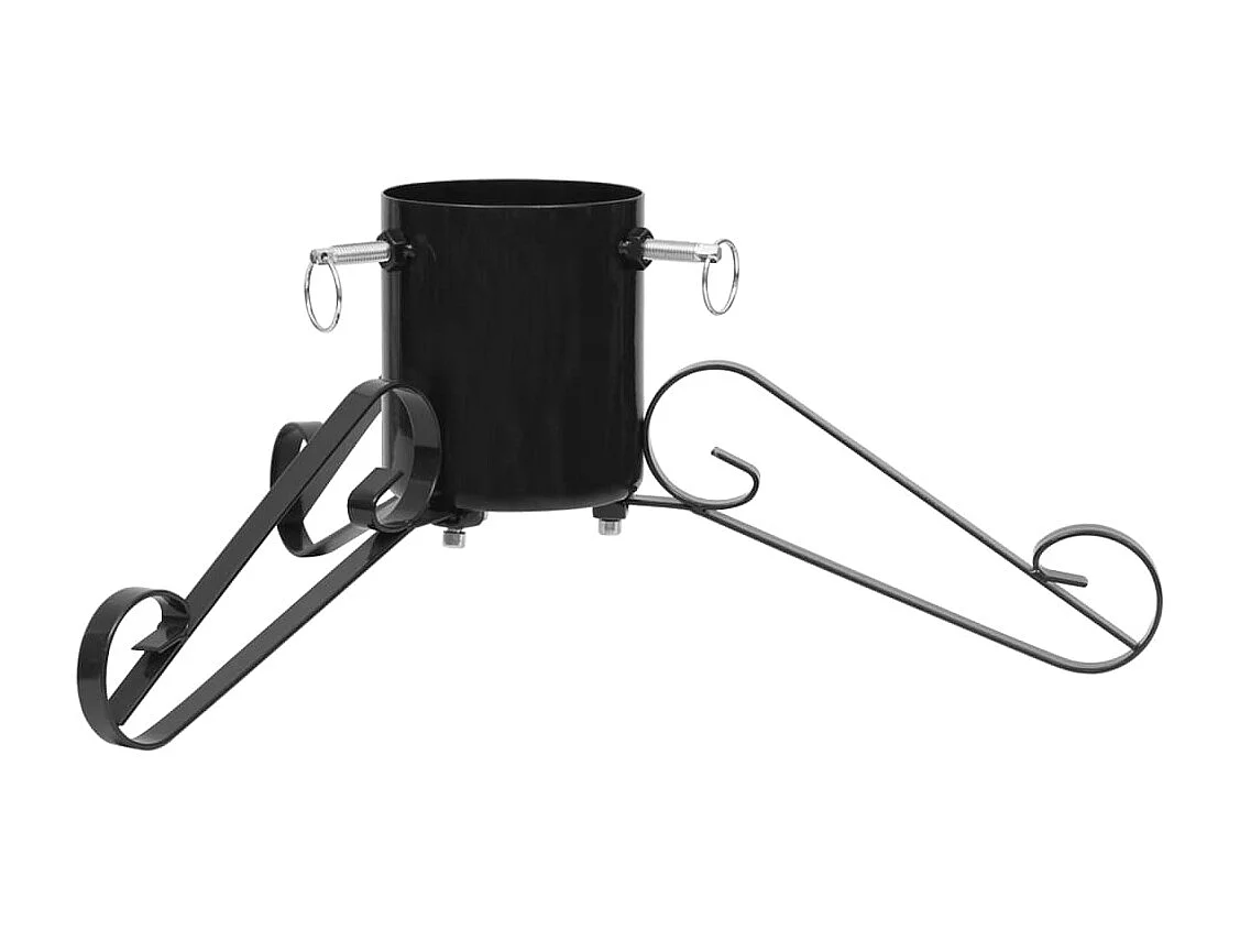 Support de sapin de Noël Noir 58x58x21 cm