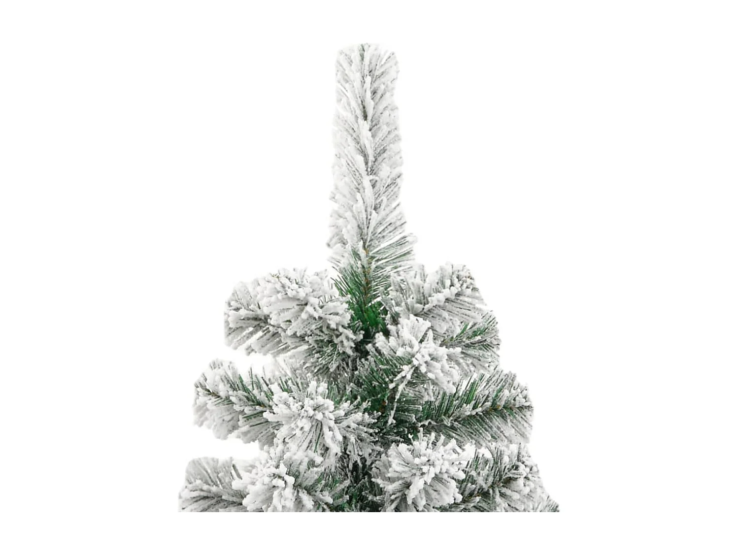 Sapin de Noël artificiel à charnières avec neige floquée 180 cm