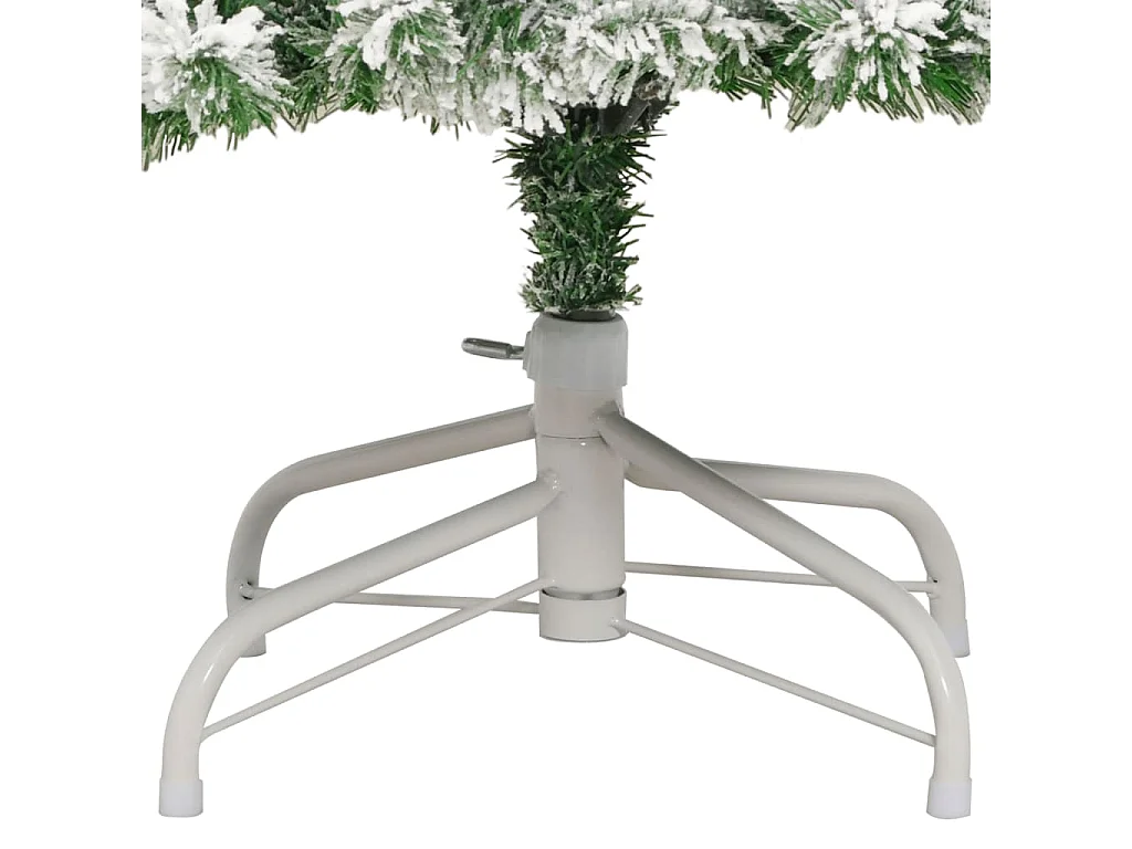 Sapin de Noël artificiel à charnières avec neige floquée 180 cm