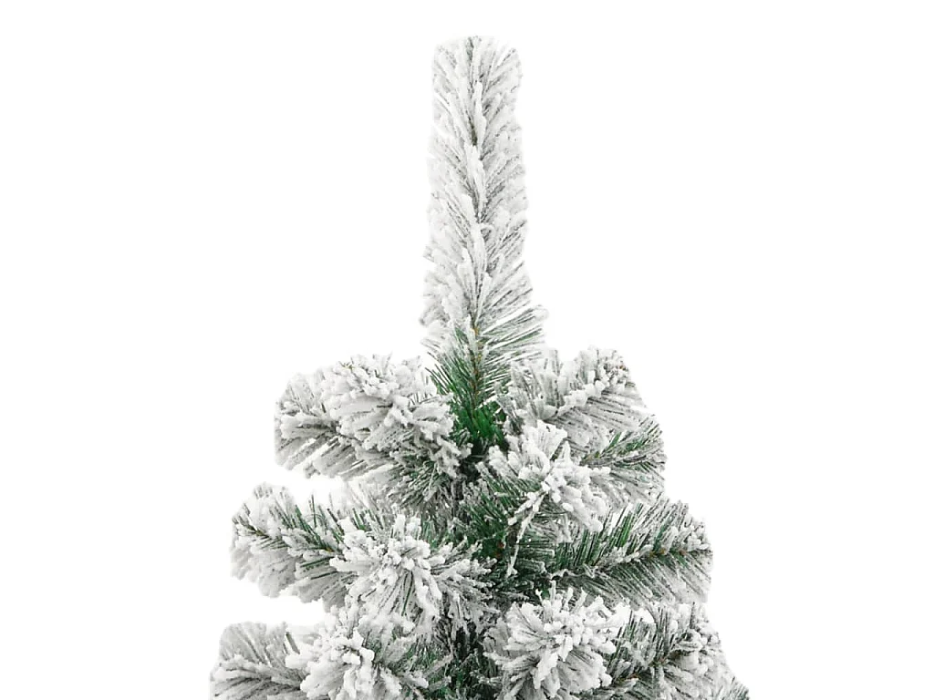 Sapin de Noël artificiel à charnières avec neige floquée 180 cm