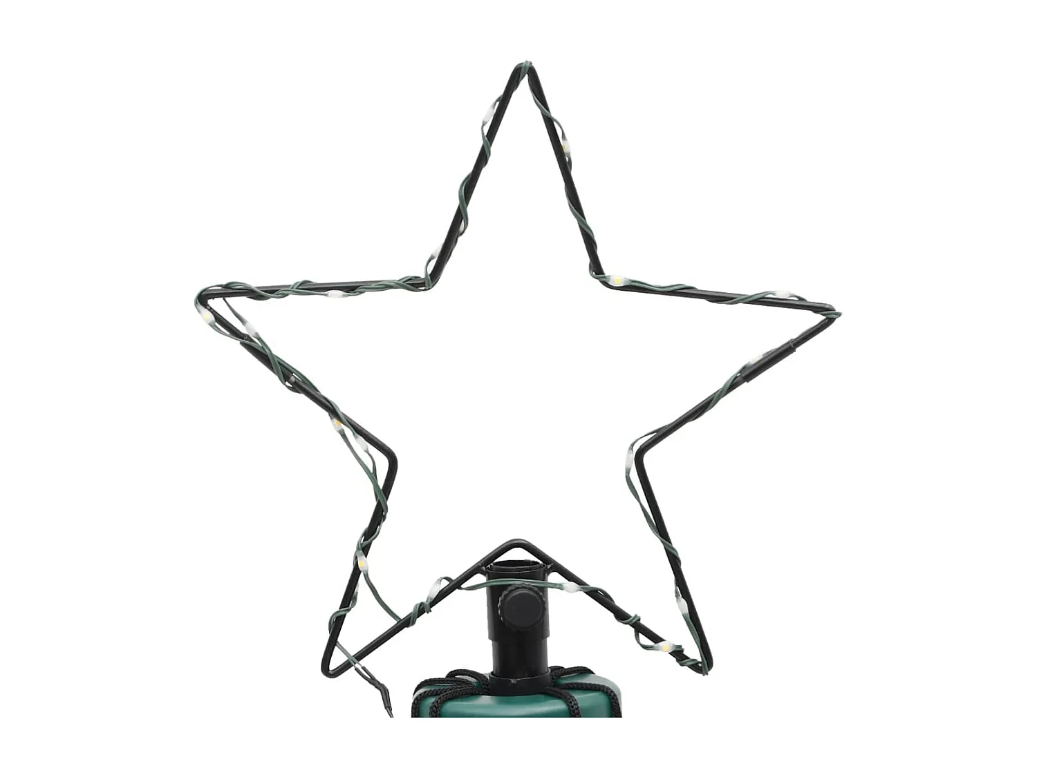 Kerstboom met grondpin 732 LED's koudwit 500 cm