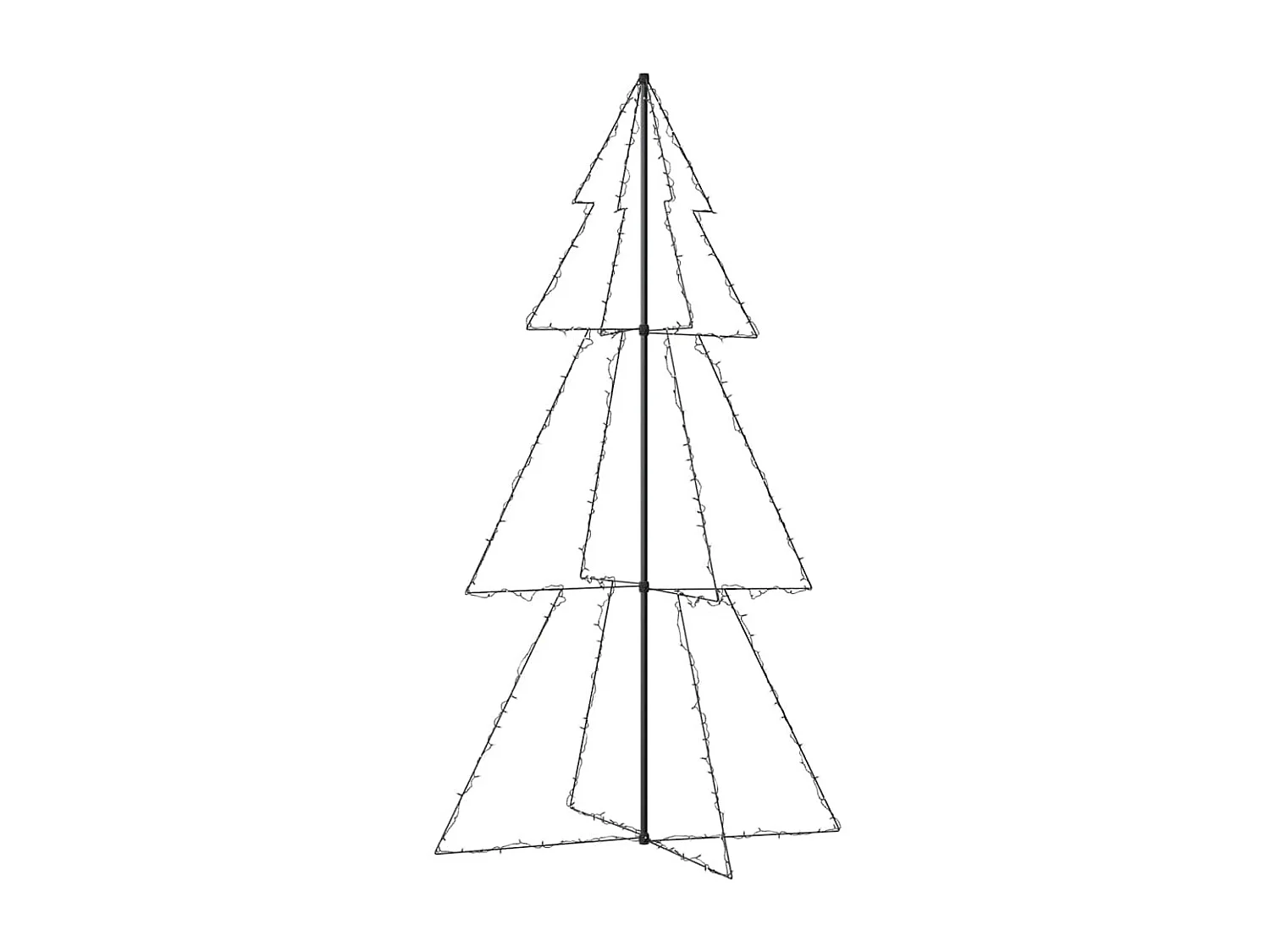 Weihnachtsbaum in Kegelform 300 LEDs Indoor & Outdoor 120x220cm