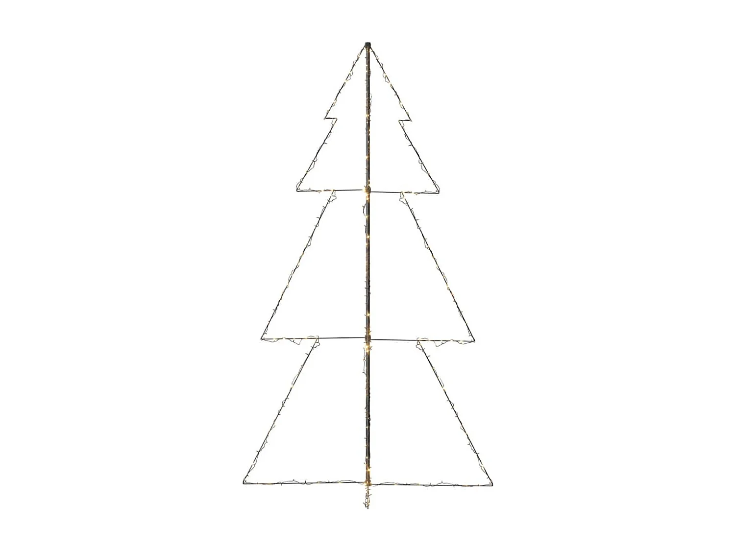Weihnachtsbaum in Kegelform 300 LEDs Indoor & Outdoor 120x220cm