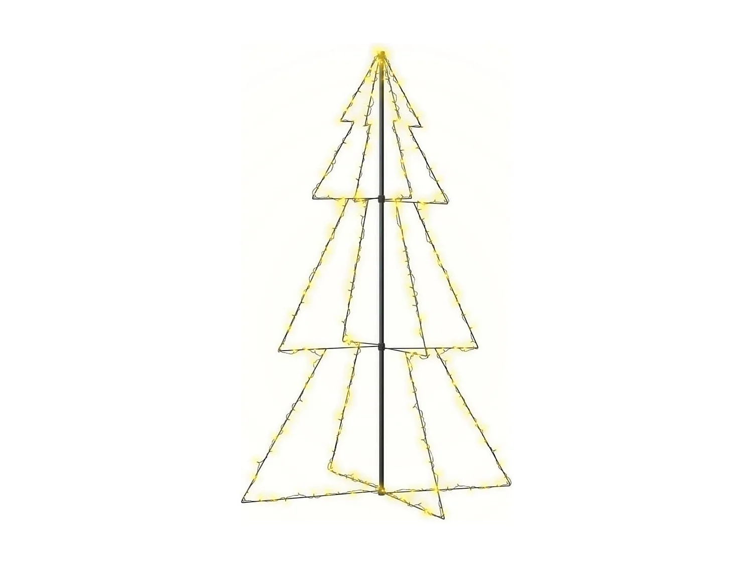 Arbre de Noël cône 240 LED d'intérieur/d'extérieur 118x180 cm