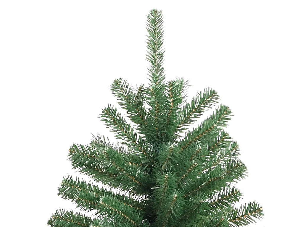 Sapin de Noël artificiel à charnières avec support vert 150 cm