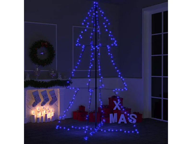 Weihnachtsbaum in Kegelform 240 LEDs Indoor Outdoor 118x180 cm
