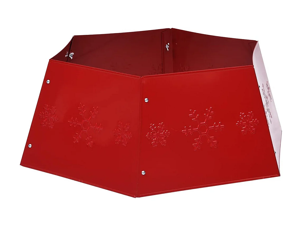 Jupe de sapin de Noël Rouge Ø68x25 cm