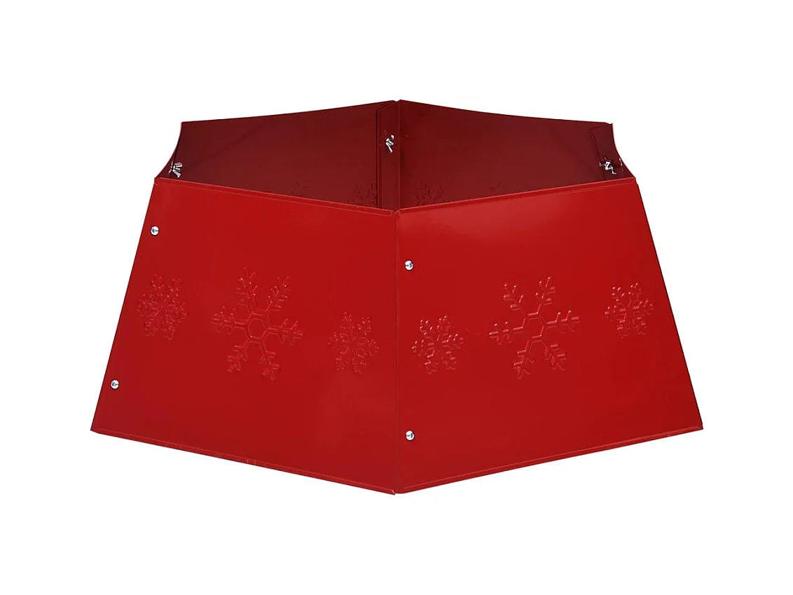 Jupe de sapin de Noël Rouge Ø68x25 cm