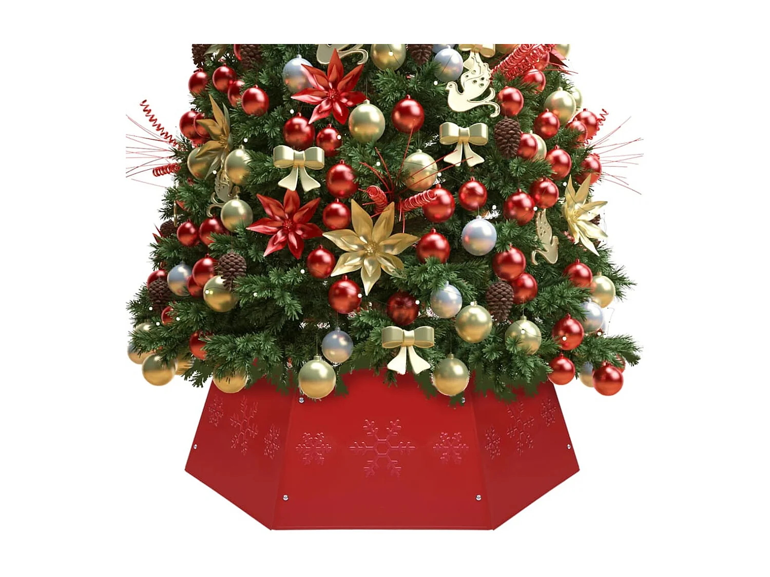 Weihnachtsbaumrock Rot Ø68x25 cm