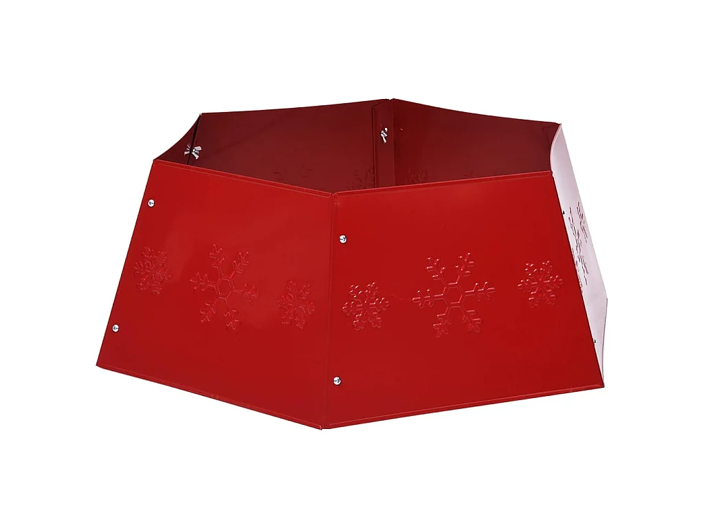Jupe de sapin de Noël Rouge Ø68x25 cm