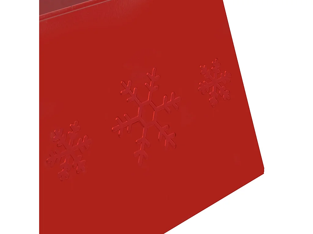 Kerstboomrok Ø68x25 cm rood