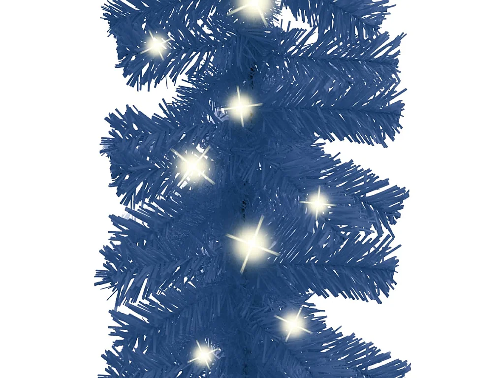Guirlande de Noël avec lumières LED 10 m Bleu