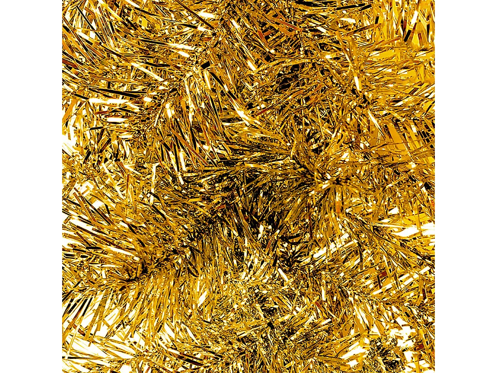 Weihnachtsgirlande mit LED 20 m Golden