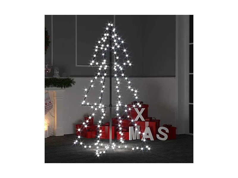Kegelkerstboom 160 LED's binnen en buiten 78x120 cm