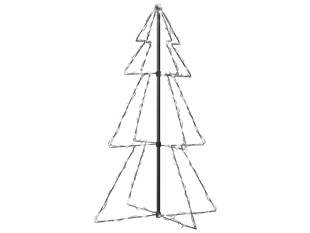 Kegelkerstboom 160 LED's binnen en buiten 78x120 cm
