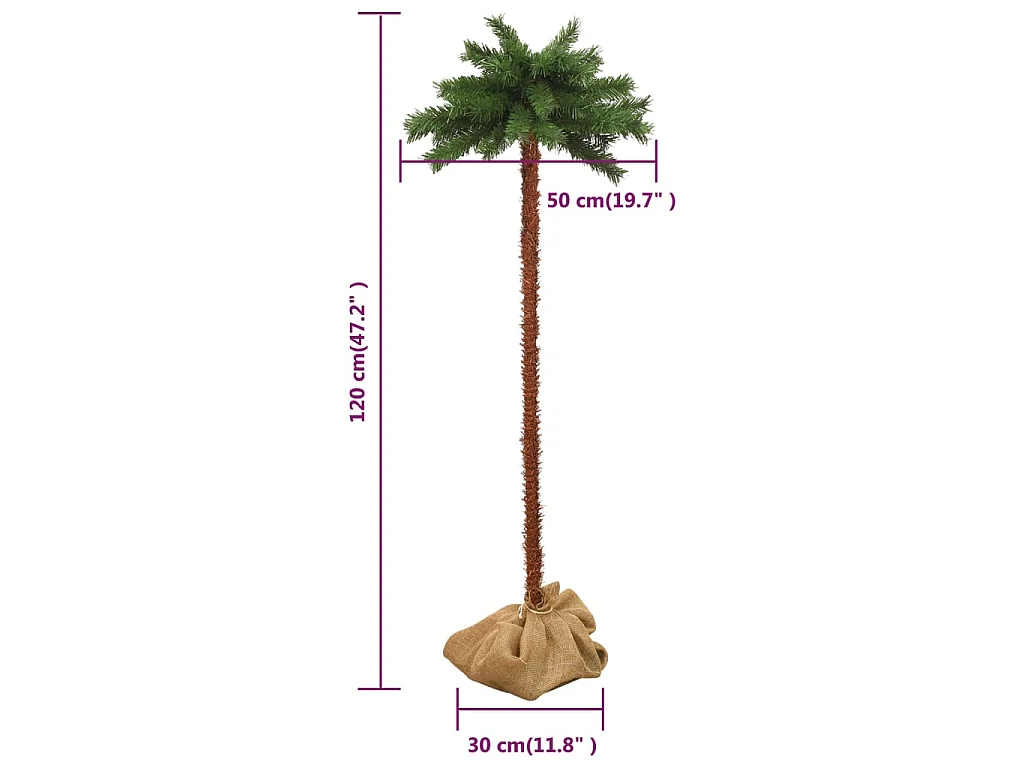 Sapin de Noël avec LED 120 cm