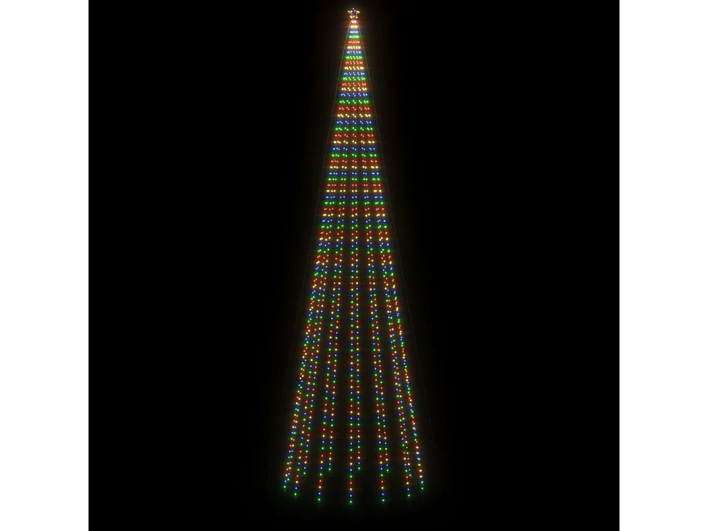 Kerstboom met grondpin 1134 LED's meerkleurig 800 cm