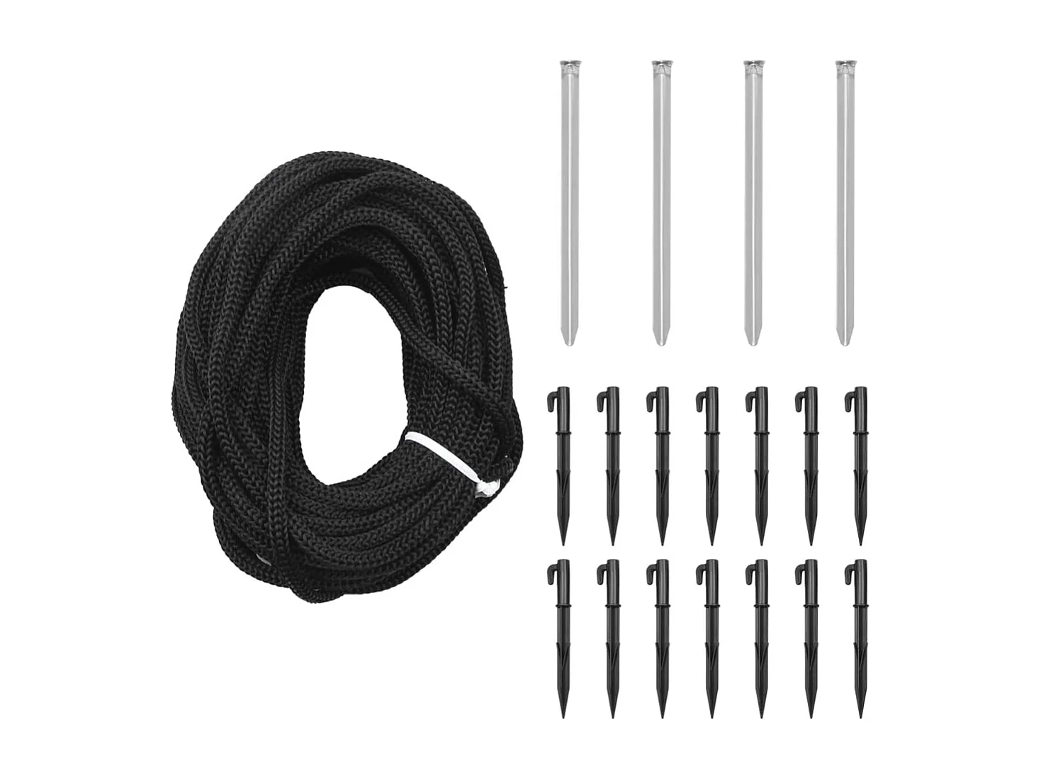 Kerstboom met grondpin 1134 LED's meerkleurig 800 cm