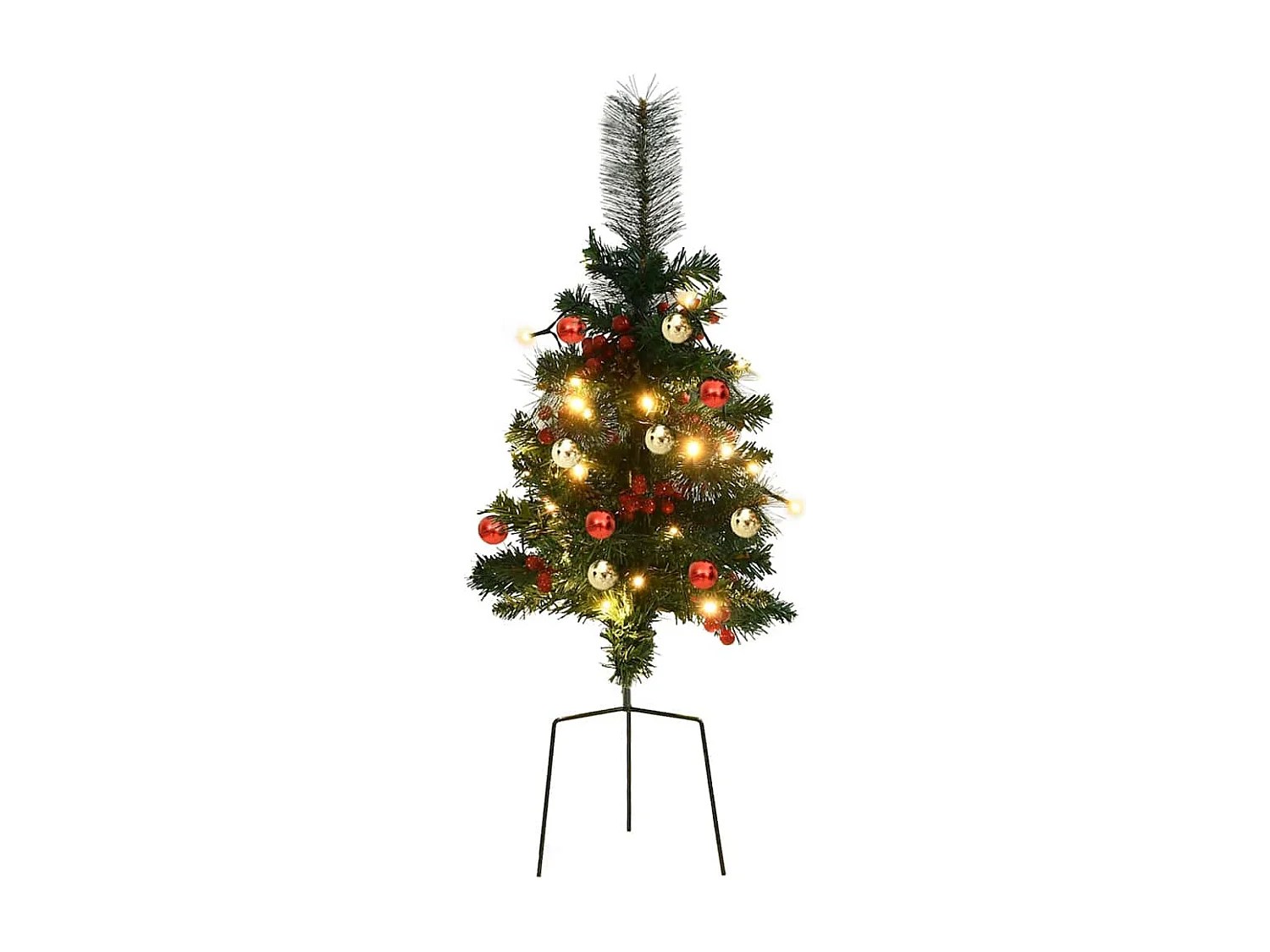 Alberi di Natale Artificiale per Viali 2 pz 76 cm in PVC
