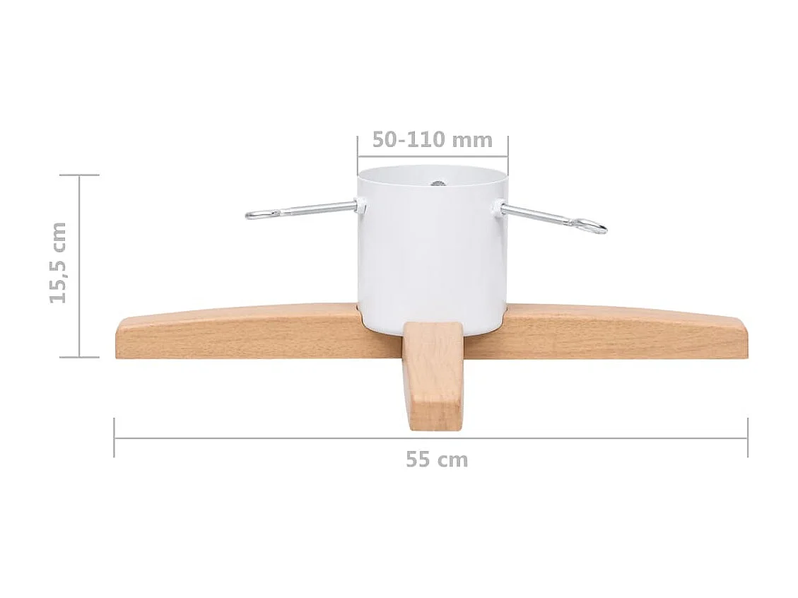 Support de sapin de Noël 55x55x15,5 cm