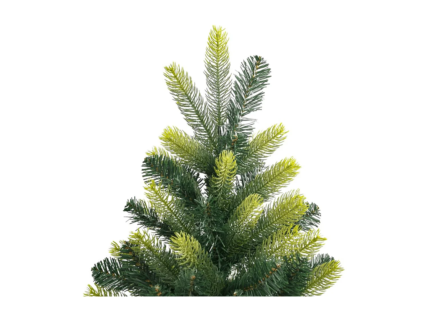 Sapin de Noël artificiel à charnières avec support 210 cm