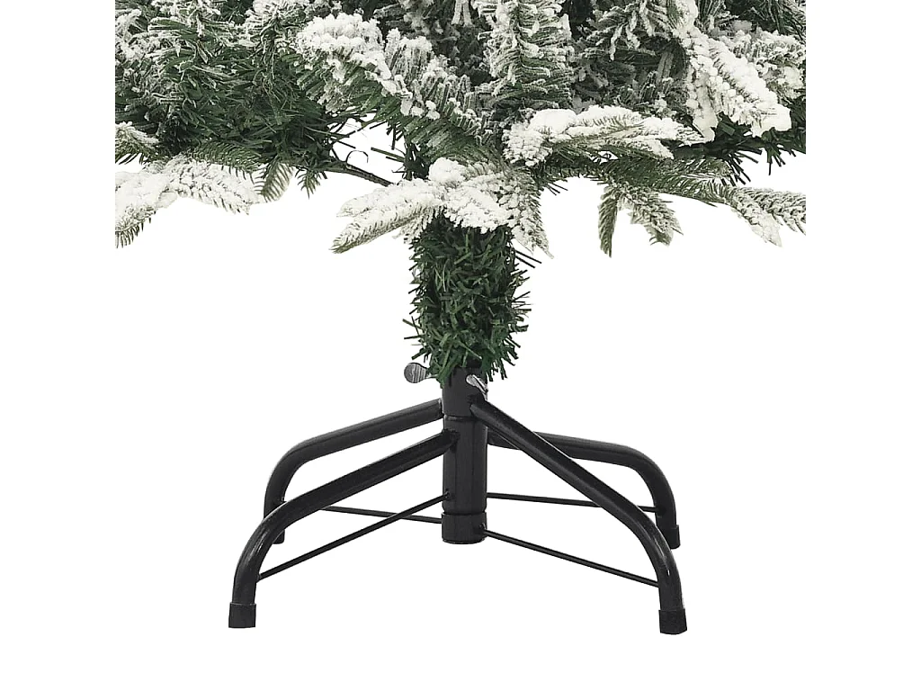 Sapin de Noël artificiel à flocons de neige Vert 120 cm PVC/PE