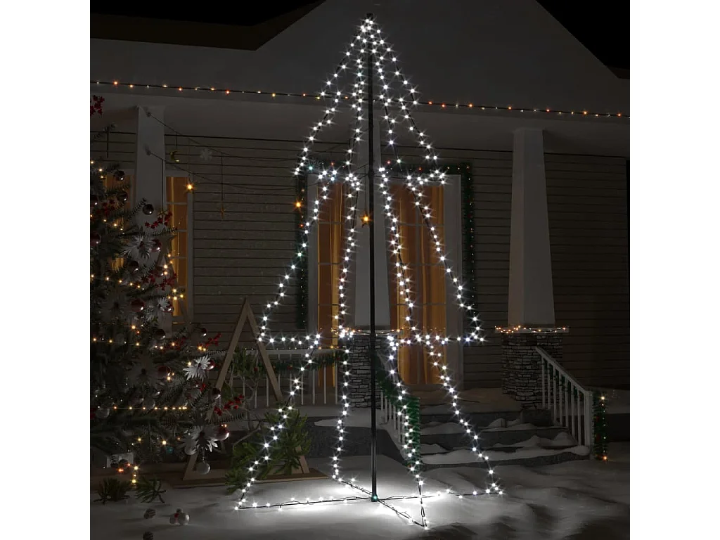 Weihnachtsbaum in Kegelform 300 LEDs Indoor & Outdoor 120x220cm