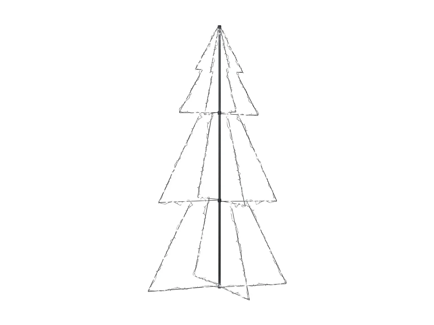 Weihnachtsbaum in Kegelform 300 LEDs Indoor & Outdoor 120x220cm
