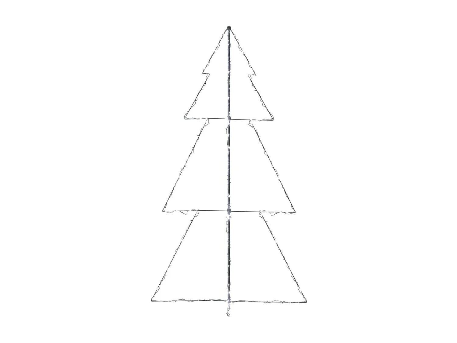 Weihnachtsbaum in Kegelform 300 LEDs Indoor & Outdoor 120x220cm