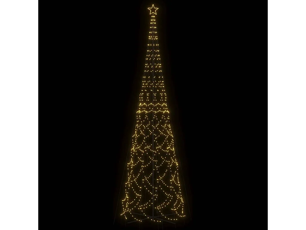 Kegelkerstboom 3000 LED's warmwit 230x800 cm