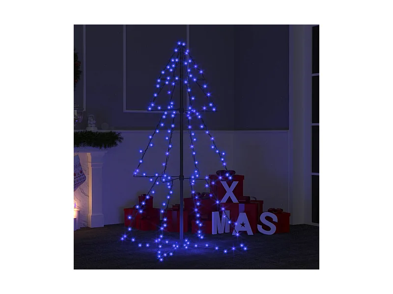 Kegelkerstboom 160 LED's binnen en buiten 78x120 cm