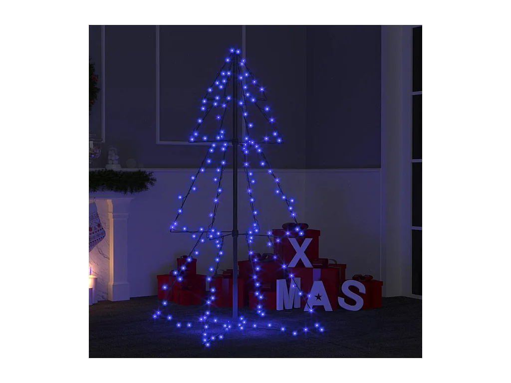 Kegelkerstboom 160 LED's binnen en buiten 78x120 cm