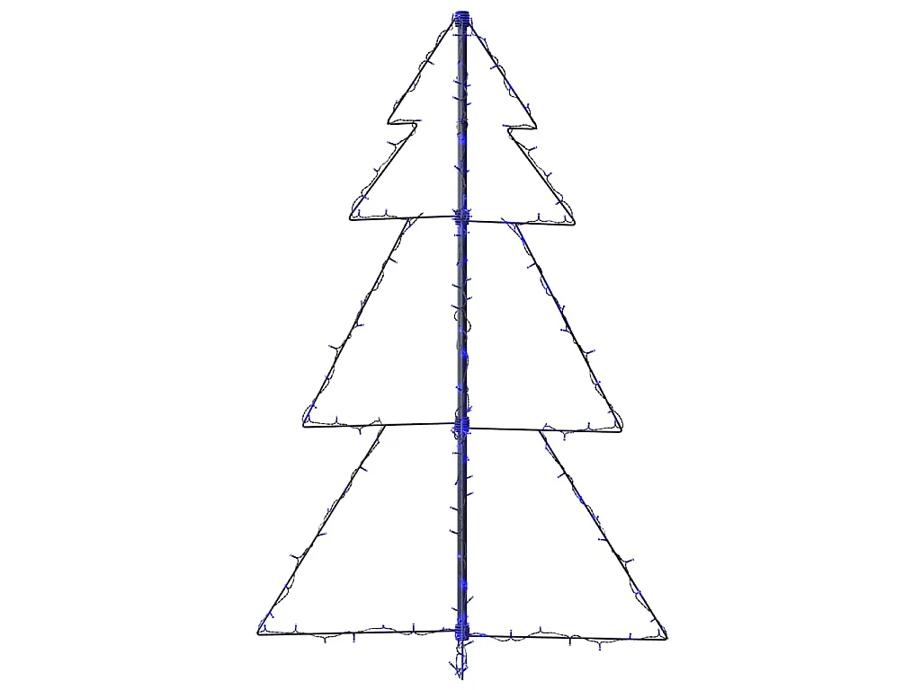 Weihnachtsbaum in Kegelform 160 LEDs Indoor & Outdoor 78x120 cm