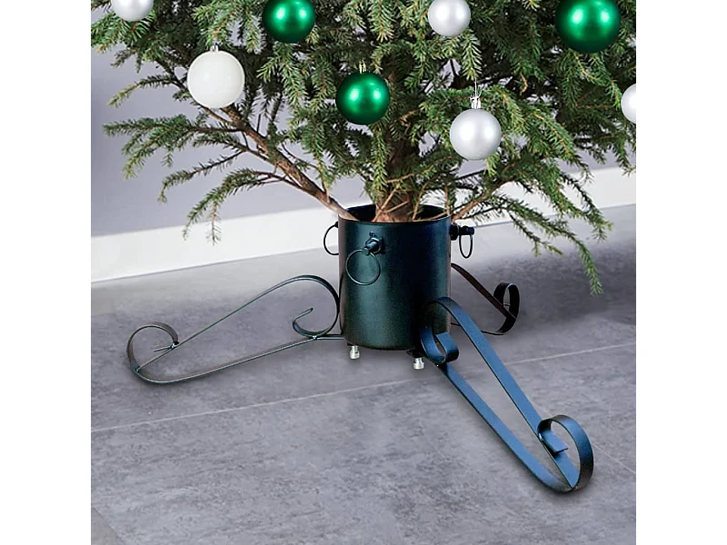 Base per Albero di Natale Verde 58x58x21 cm