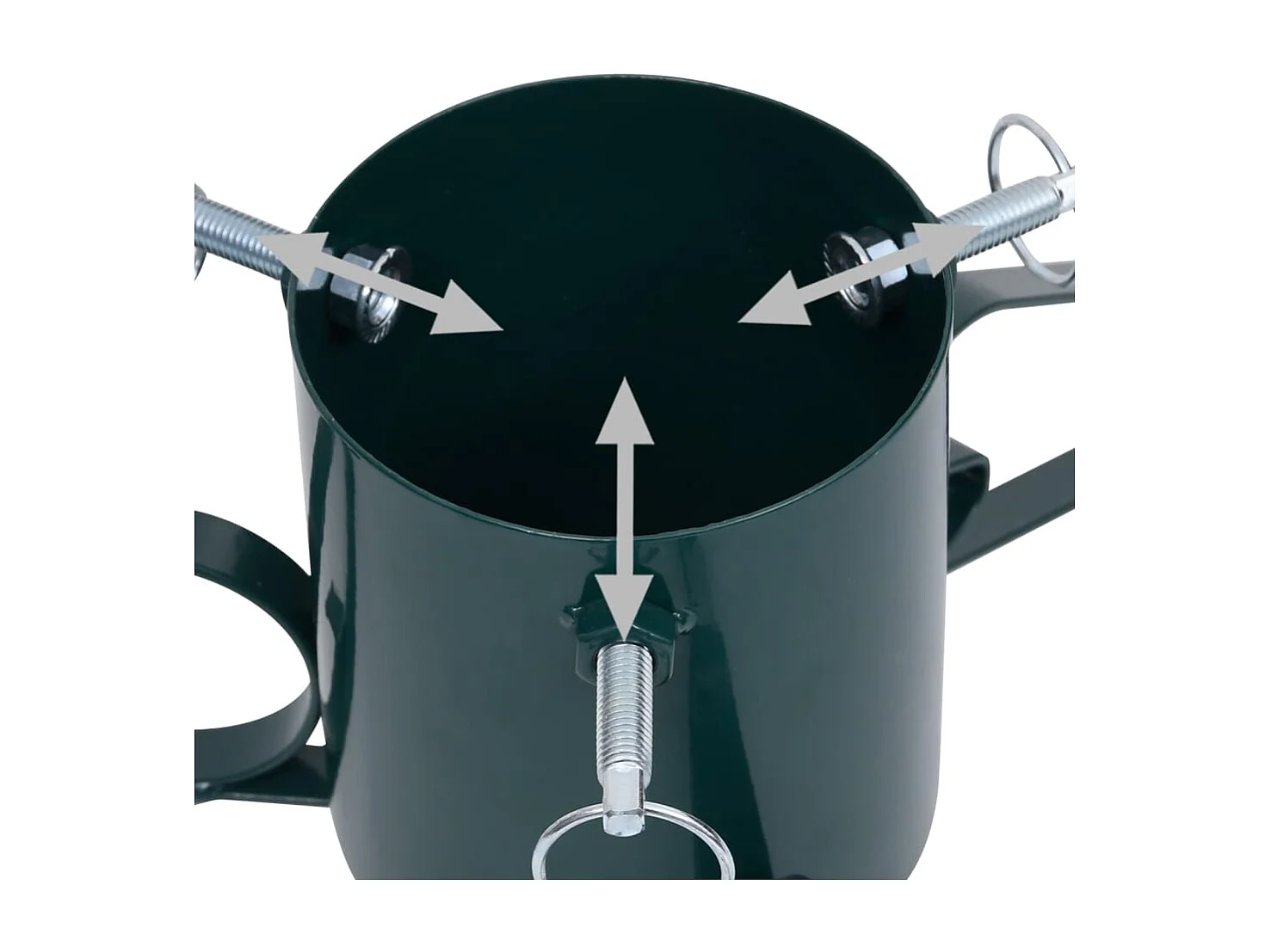 Support de sapin de Noël Vert 58x58x21 cm