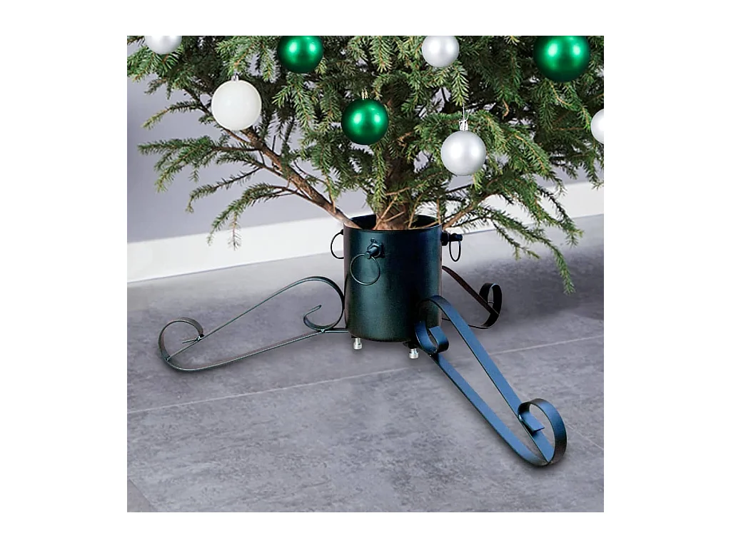 Support de sapin de Noël Vert 58x58x21 cm