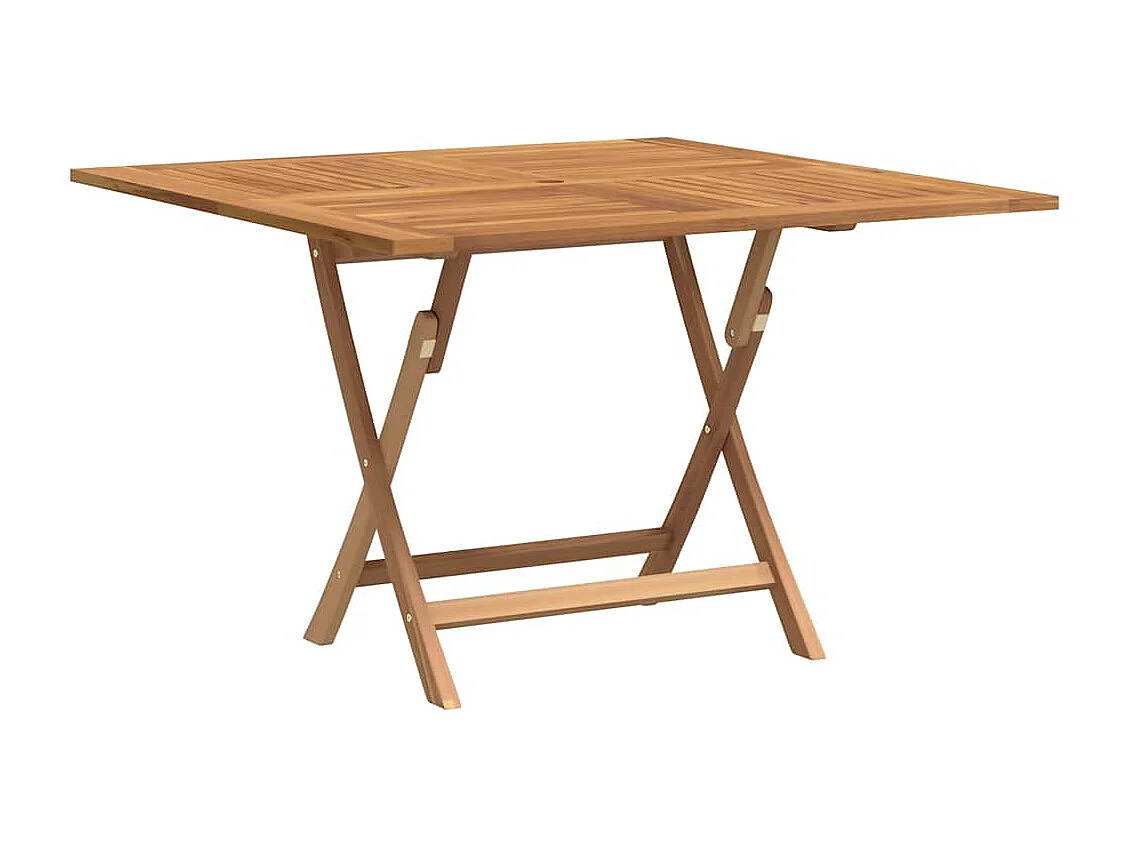 Gartentisch Klappbar 110x110x75 cm Massivholz Teak