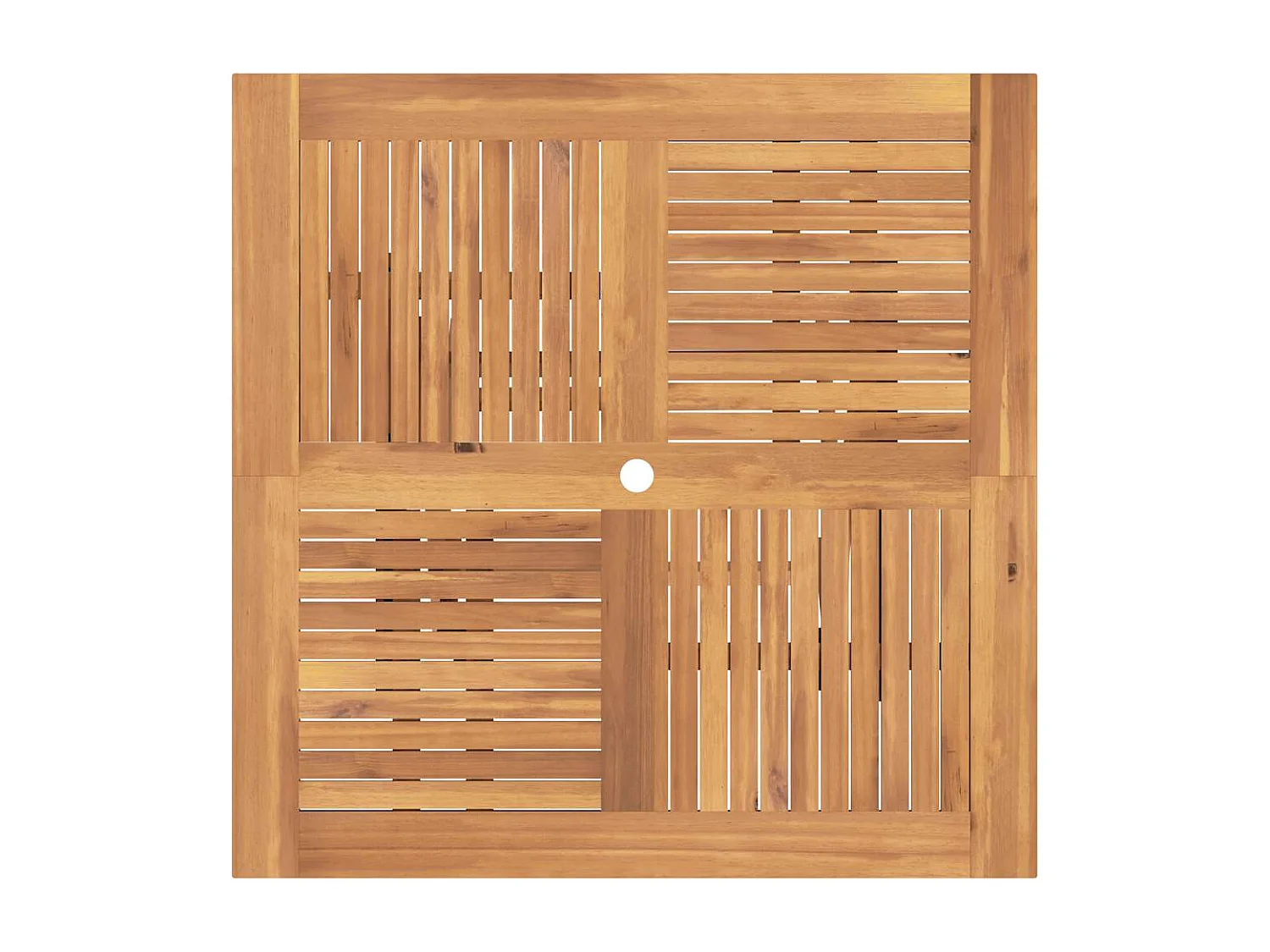 Gartentisch Klappbar 110x110x75 cm Massivholz Teak