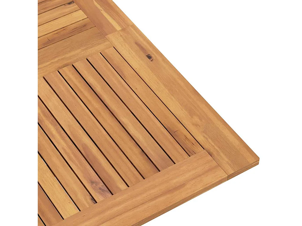 Gartentisch Klappbar 110x110x75 cm Massivholz Teak