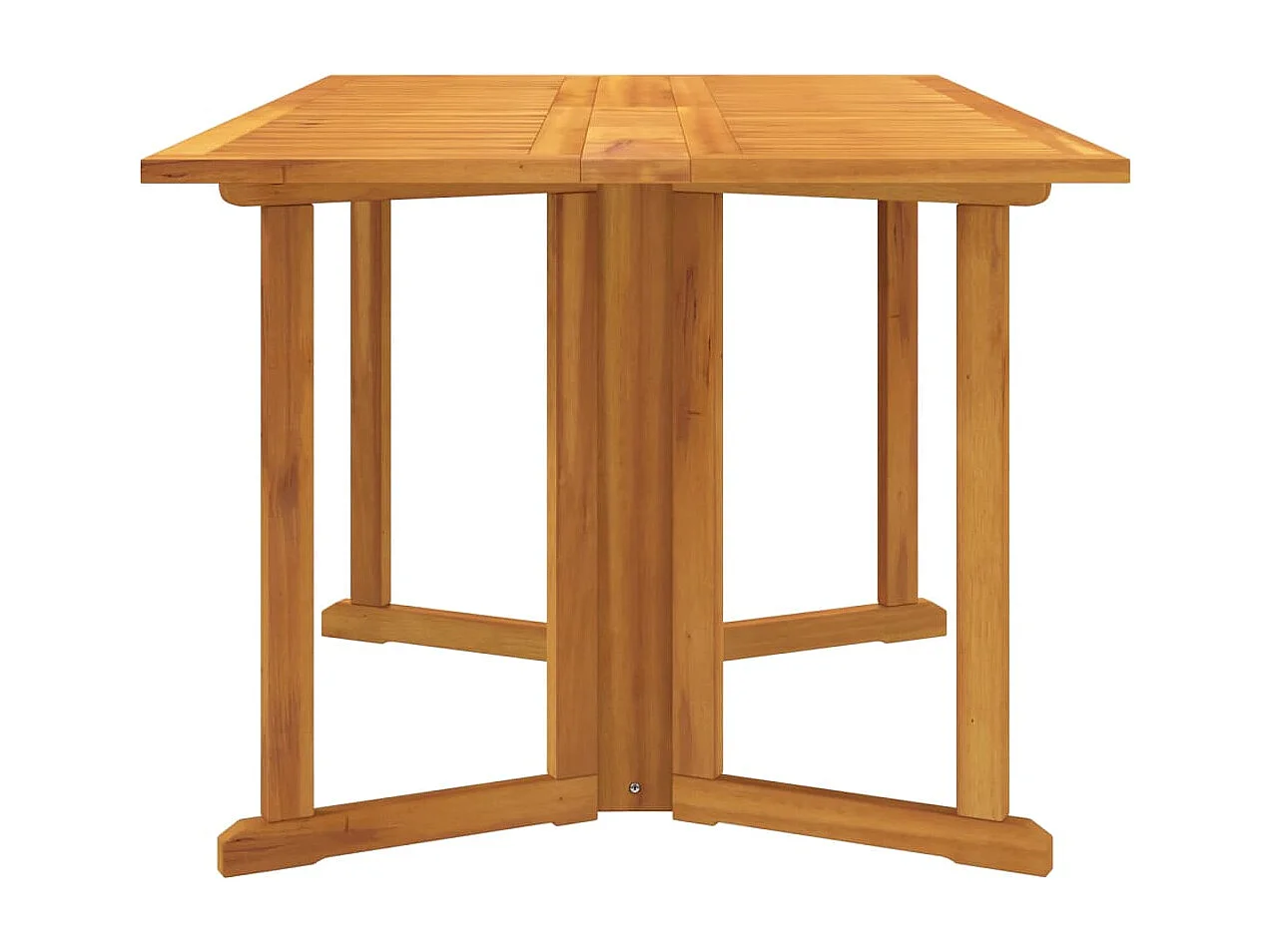 Mesa de jardín plegable Butterfly madera de teca 150x90x75 cm