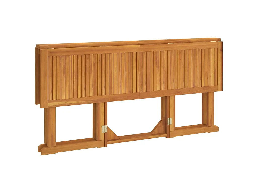 Table de jardin papillon pliante 150x90x75 cm bois massif teck
