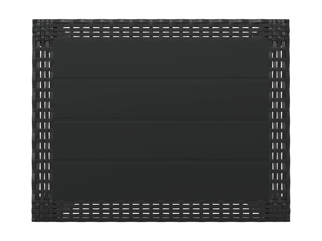 Tuintafel 59x47x40 cm PP antracietkleurig