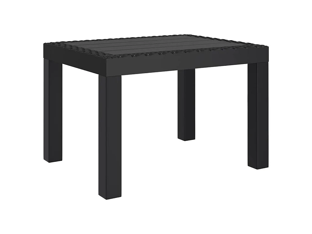 Tavolo da Giardino Antracite 59x47x40 cm in PP