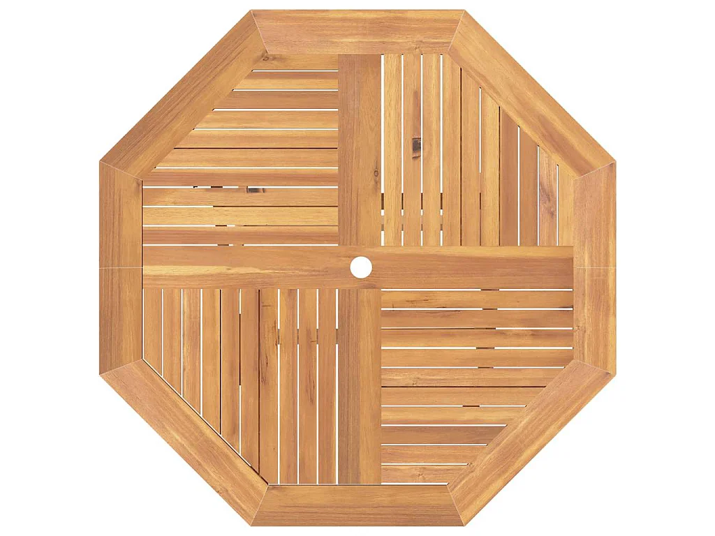 Table pliable de jardin 110x110x75 cm bois massif de teck