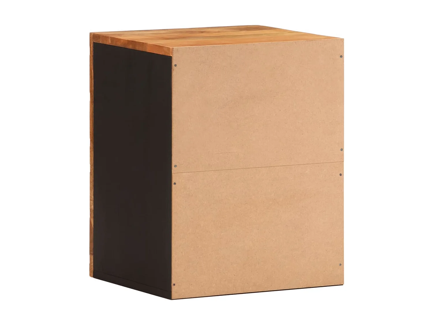 Armário parede p/ casa de banho mangueira maciça castanho/preto