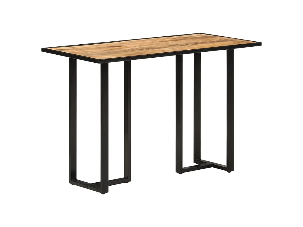 Tavolo da Pranzo 110x55x75,5 cm in Legno Massello di Mango